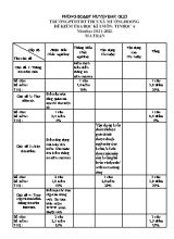 Đề kiểm tra học kì I môn Tin học 6 - Năm học 2021-2022